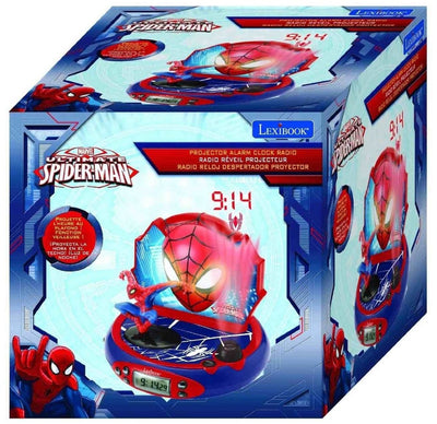 Lexibook 3D-Spider-Man-Projektoruhr mit magischen Klängen