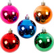 Creativ Company Weihnachtskugeln, D 6 cm, kräftige Farben, 20 Stück 1 Box