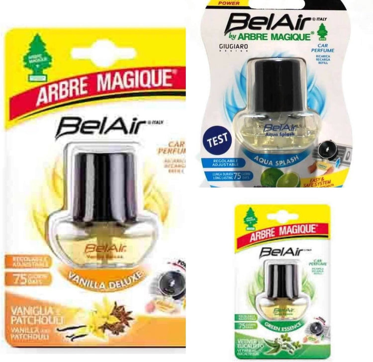 Arbre Magique – Lufterfrischer Aqua 7 ml Nachfüllung – Lufterfrischer – Polypropylen (PP) – Schwarz