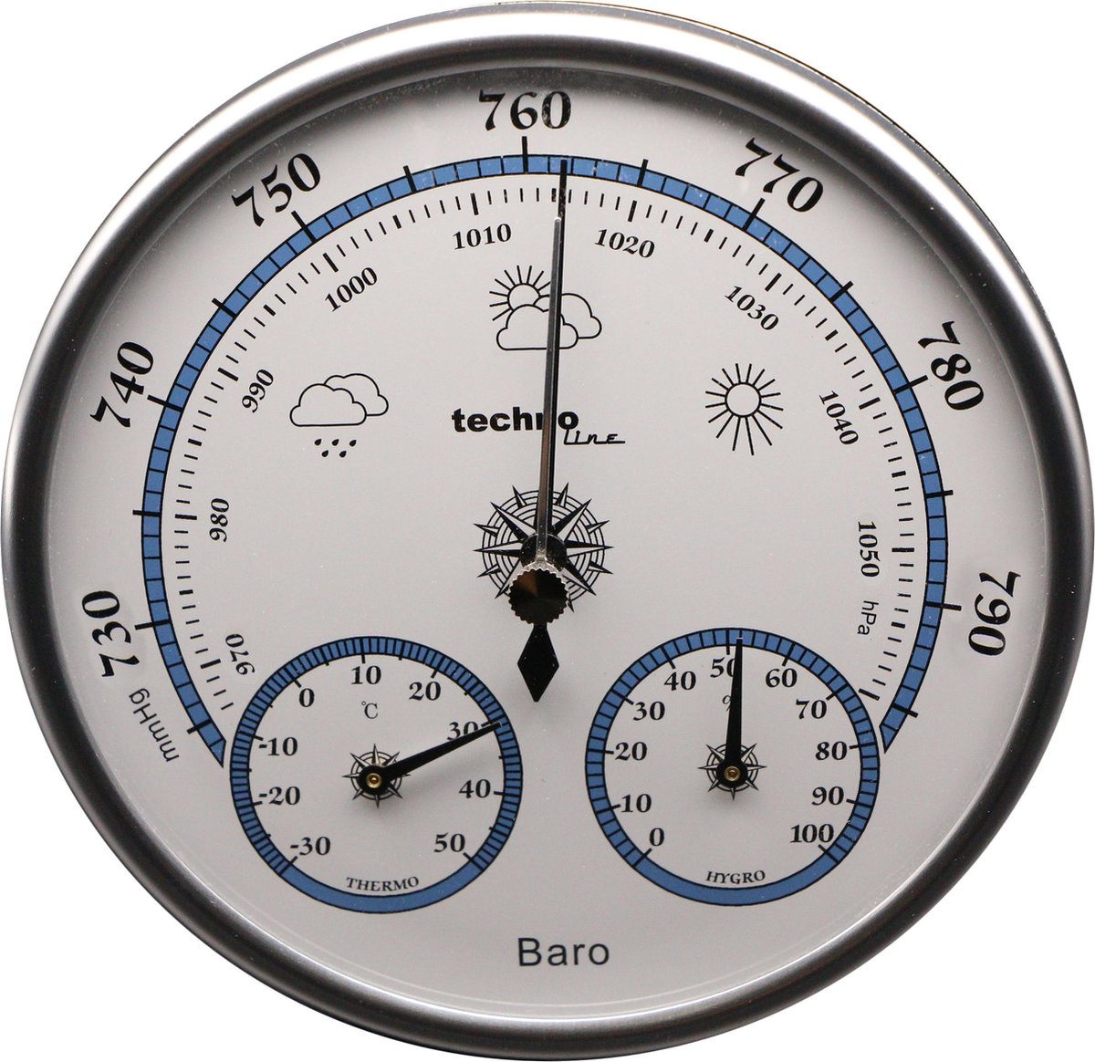 Technoline Thermometer-Hygrometer – Wettervorhersage – WA 3090