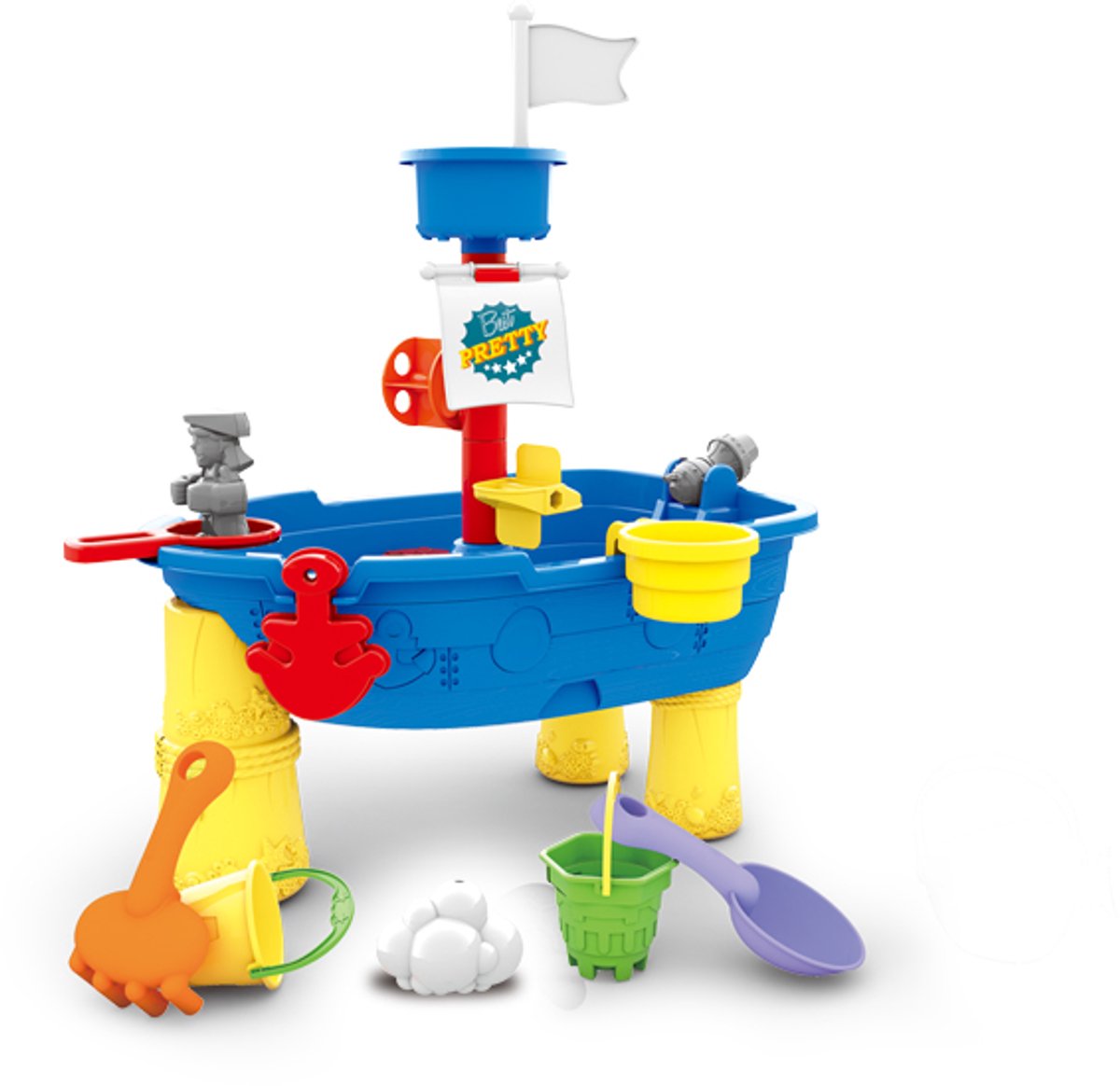 Paradiso Toys Wassersand (Aktivitätsboot) 14-tlg