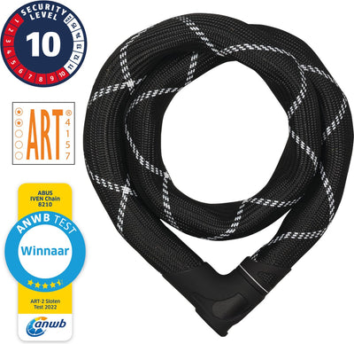 Abzündung 8210 110 Kettenschloss - Schwarz - 110 cm - ART2