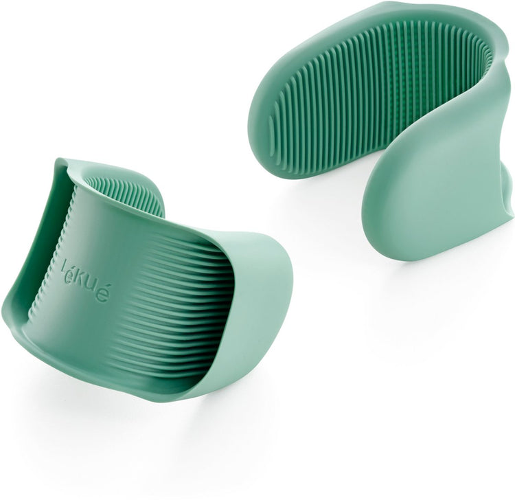 Lékué Mini-Ofenhandschuhe – 2 Stück – Silikon – grün