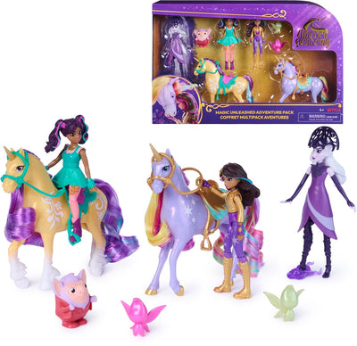 Einhorn-Akademie – Geschenkset mit mehreren Einhörnern – Einhorn-Spielzeug – Spielsets