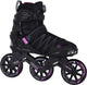 Tempish Wenox Top 100 Damen-Inline-Skates – 4 x 100 mm Rollen – Speed-Fitness-Inline-Skates – Schwarz Pink – Größe 41