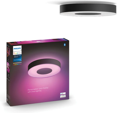 Philips Hue Infusion Deckenleuchte – weißes und farbiges Licht – Schwarz – 38 cm