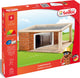 Teifoc® Baukasten – Gartenhaus – 135 Teile – echte Mini-Steine mit Zement, Schüssel und Kelle – Bausatz für Kinder ab 6 Jahren
