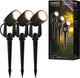Briloner Connect to Shine – Spike Spot – 3er-Set – Gartenstrahler-Erweiterungsset – Gartenbeleuchtung – IP65 – warmweißes Licht – ø4x2,5 cm
