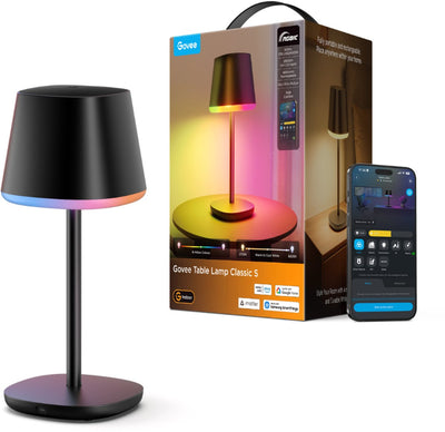 Govee Tischlampe Classic S wiederaufladbare Tischlampe RGBICWW Matter