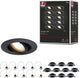 Paulmann Einbauleuchte 10er Set schwenkbar rund 90 mm 30° gu10 max. 10x10W 230V dimmbar schwarz