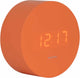 Karlsson Wecker Spry rund – Orange – ø9cm – skandinavisch – Wecker für Schlafzimmer – Wecker