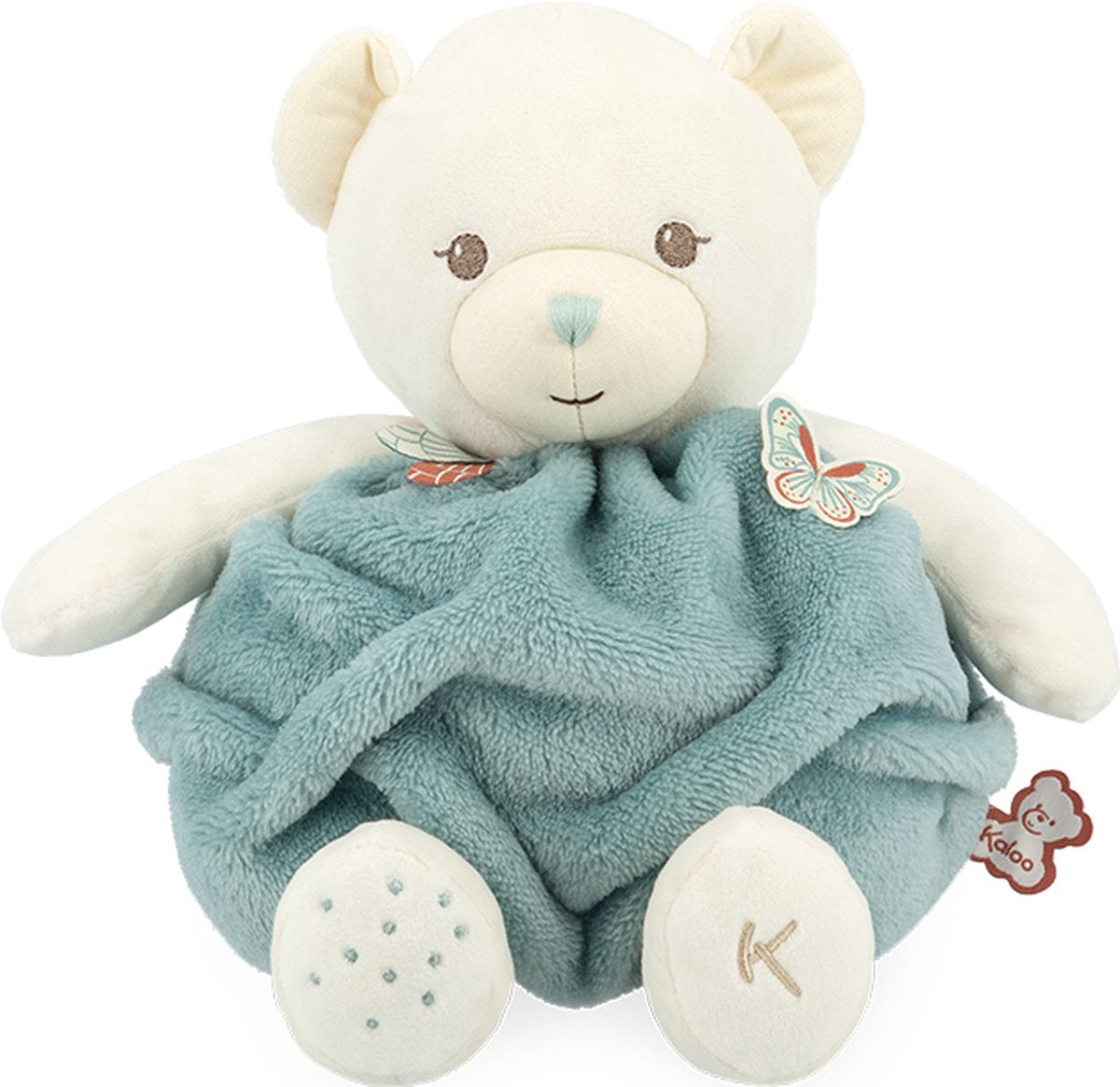 Kaloo Federbusch - Kuscheltier - Bär - Farbe Grün