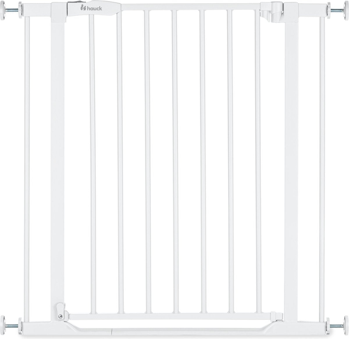 Hauck Clear Step 2 Schutzgitter – Treppenschutzgitter – weiß – 75–80 cm