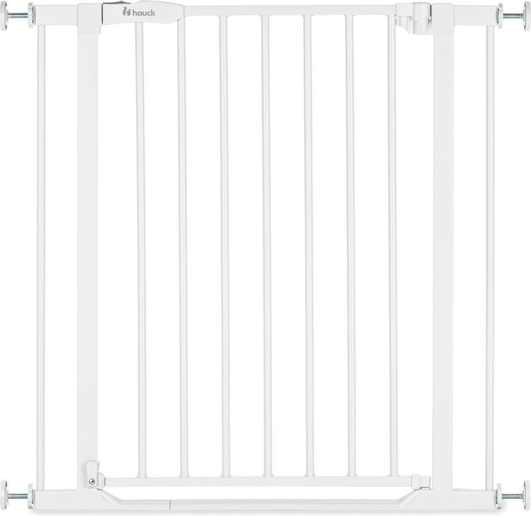 Hauck Clear Step 2 Schutzgitter – Treppenschutzgitter – weiß – 75–80 cm