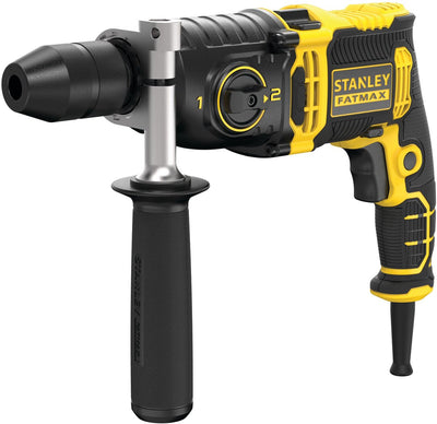 Stanley Fatmax 850 W Schlagbohrmaschine mit 2 Geschwindigkeiten im Koffer fmeh850k-qs