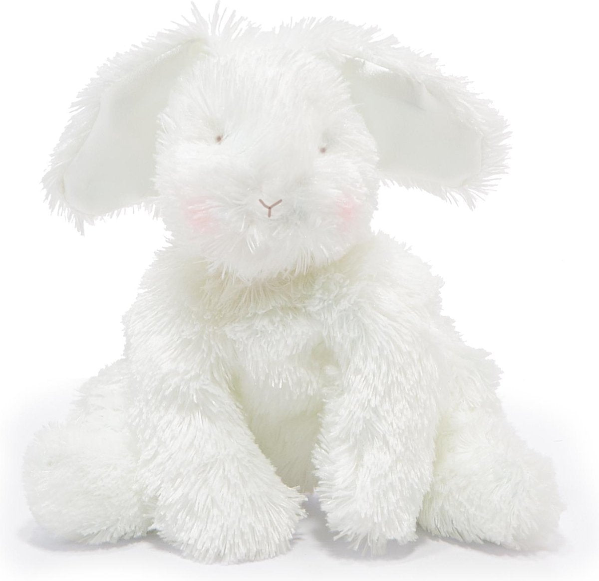 Bunnies by the Bay Blossom Floppy Bun Kuscheltier – Stofftier – gestickte Details – Kaninchen – 20 cm – weiß