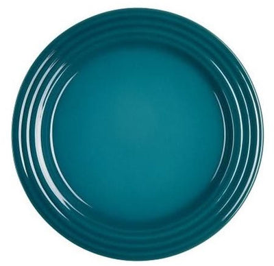 Le Creuset Frühstücksteller Dessertteller – tiefes Blaugrün – ø 22 cm