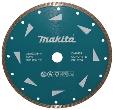 Makita-Zubehör – Diamantscheibe für Beton 230 x 22,2 mm D-41654