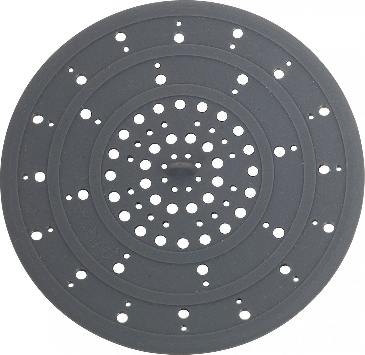 Wenko Spülbeckenfilter 53011100 12 x 0,3 cm graues Silikon