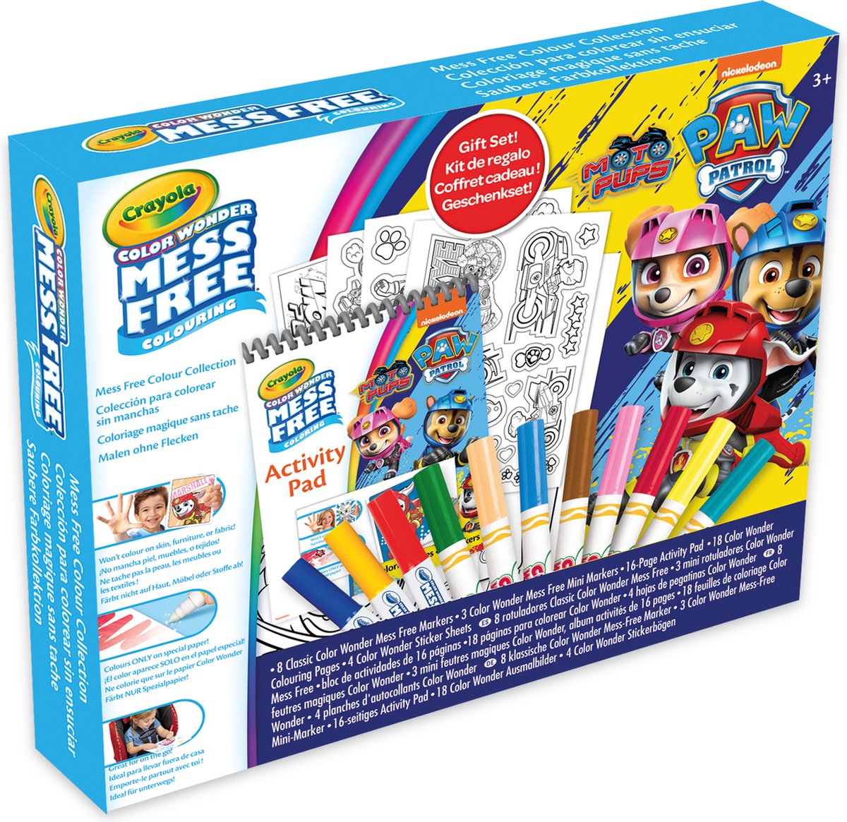 Crayola Color Wonder lizenziertes Geschenkset – Paw Patrol
