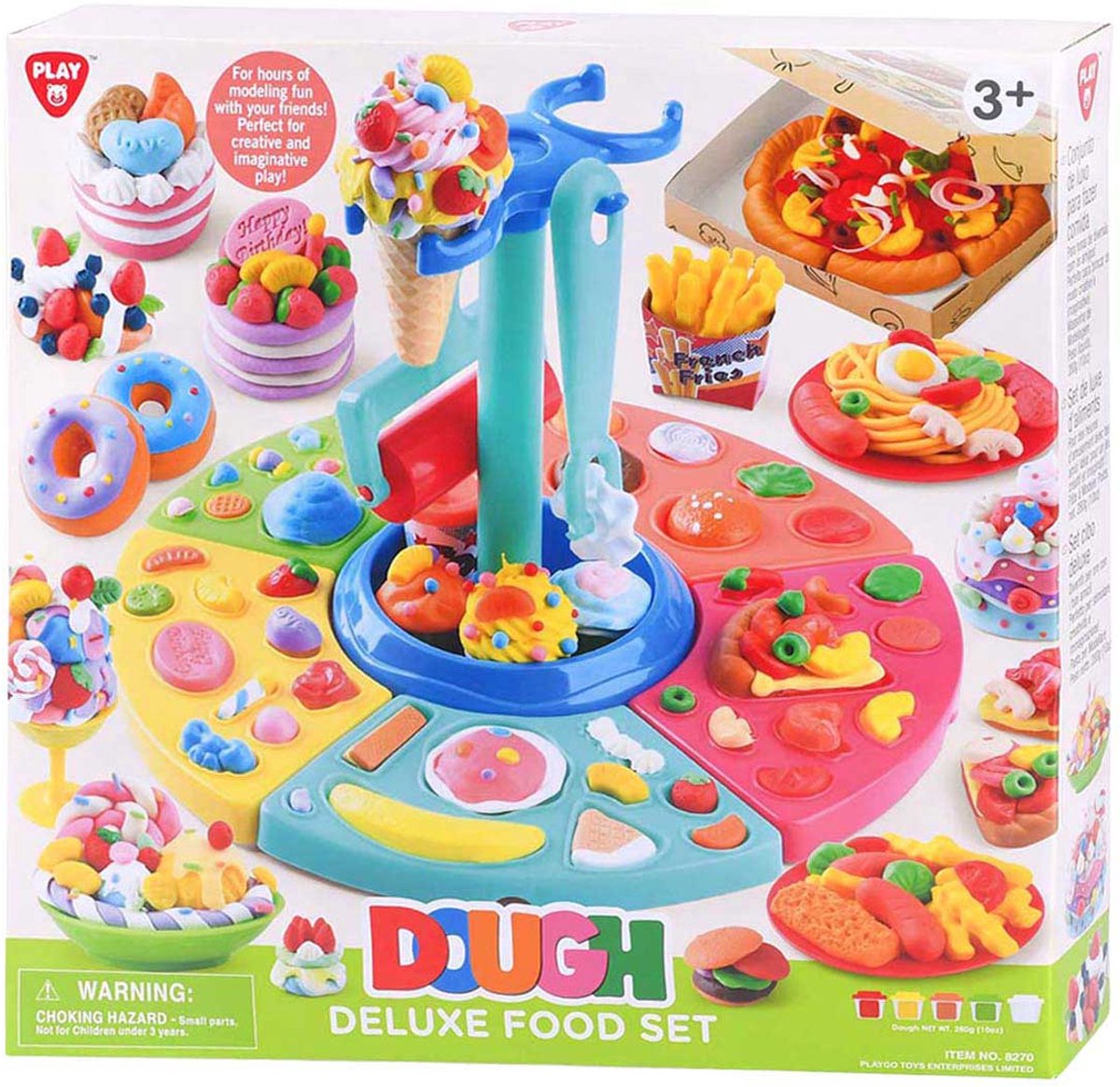 Luxus-Ess-Ton-Set von Playgo – 5 Tontöpfe