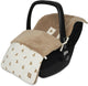 Jollein Fußsack für Autositz-Kinderwagen – Mini-Teddybär – 82 x 42 cm – Waffel