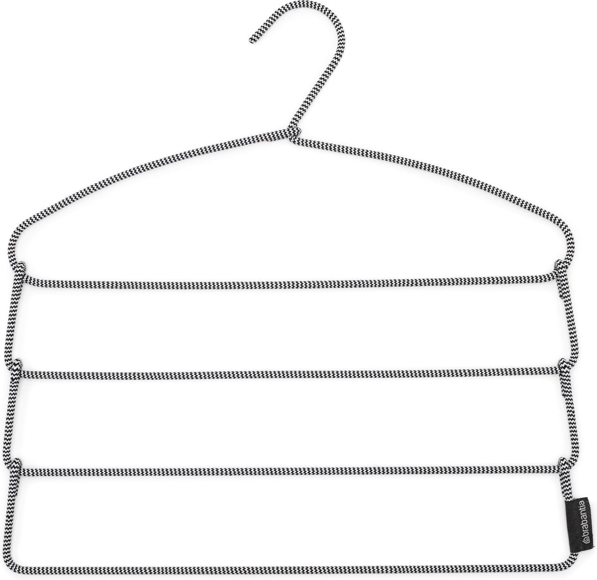 Brabantia Soft Touch Hosenbügel – Schwarz Weiß