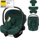 Lionelo Astrid i-Size-Autositz – ADAC 5-Sterne – 40–87 cm – RWF – Memory-Schaum – verstellbare Kopfstütze (7 cm) – Holmbergs-Gurte – kompatibel mit Kinderwagen mit Isofix-Basis – i-Size-Standard – lichtecht
