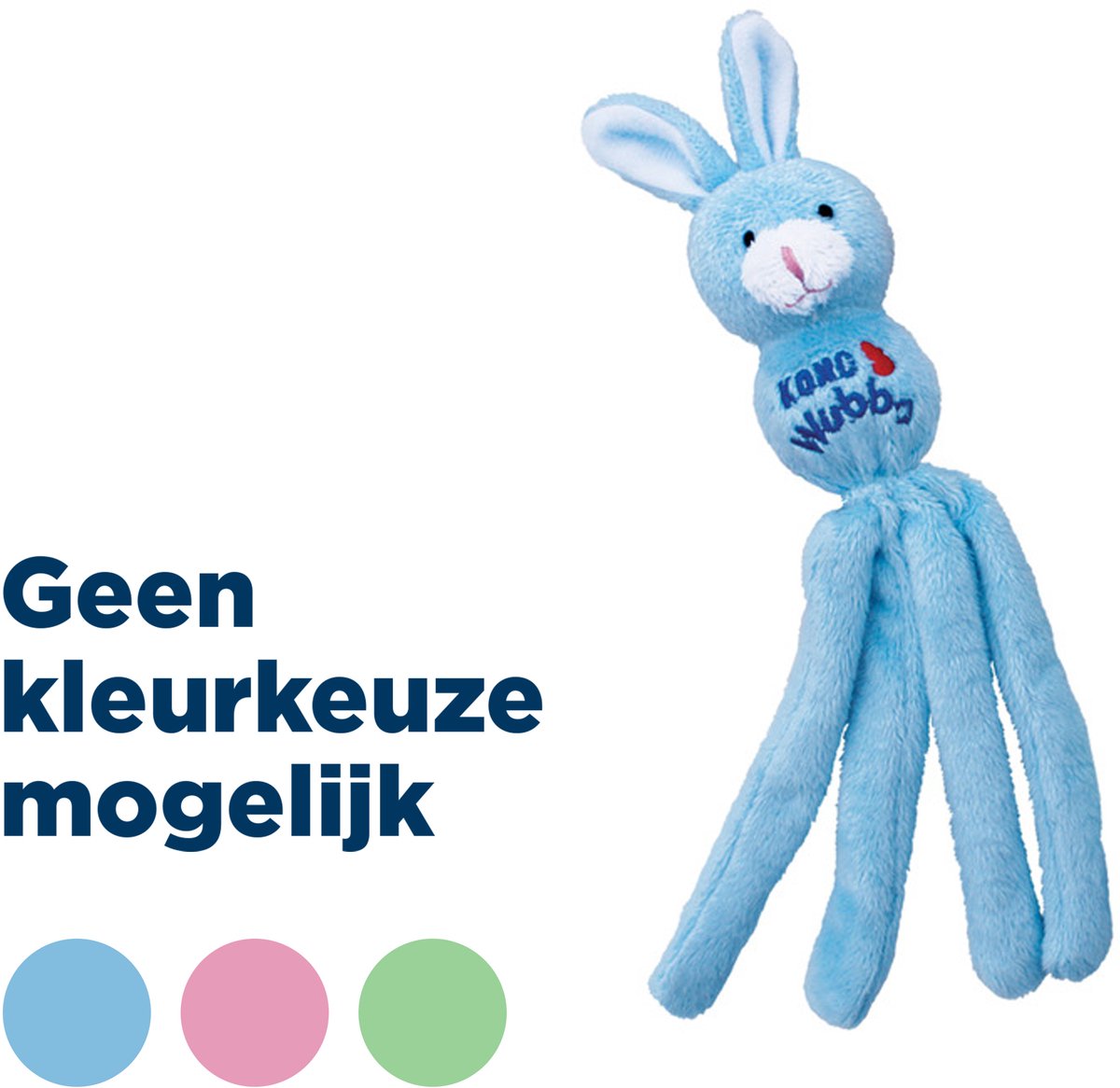 Kong Wubba Kaninchen – Katzenspielzeug – spielende Maus – 23,4 x 13,8 x 2,6 cm