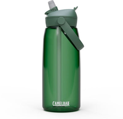 Camelbak Thrive Flip Straw Trinkflasche – 1 l – mit Strohhalm – Wasserflasche – grün