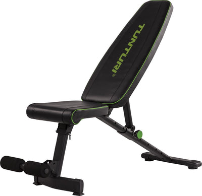 Tunturi ub20 Utility Fitnessbank – Hantelbank – Trainingsbank – Bauchmuskelbank – verstellbar – inkl. kostenlose Trainings-App