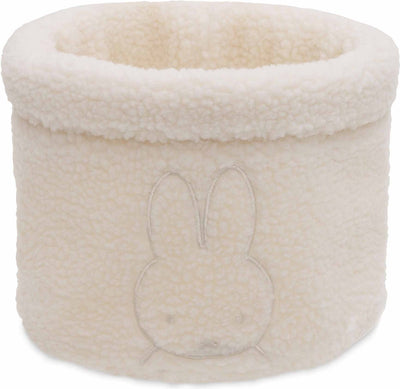 Jollein x Miffy – Wickelkorb – Wickelkorb für Babyzimmer – 14 x 18 cm – Aufbewahrungskorb – Teddy Miffy Haferflocken