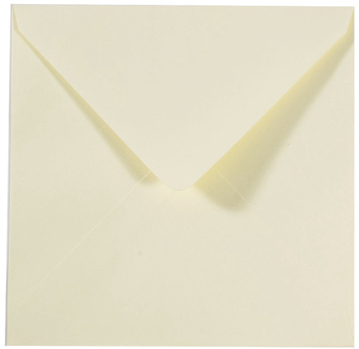 Robuste Qualitätsumschläge von Florence, elfenbeinfarben, großes Quadrat, 25 Stück, 16 x 16 cm, für Grußkarten