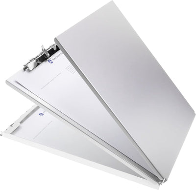 Westcott Klemmbrett – mit Ablagefach – Aluminium – A4 – AC-E17002