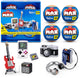 Max Zuru Retro – Kamera, Gitarre, Spielekonsole und Kassettenspieler – 4er-Pack