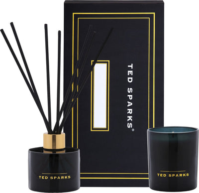 Ted Sparks Bambus-Pfingstrosen-Kerzendiffusor | 100 ml + 100 g | Set 2-tlg