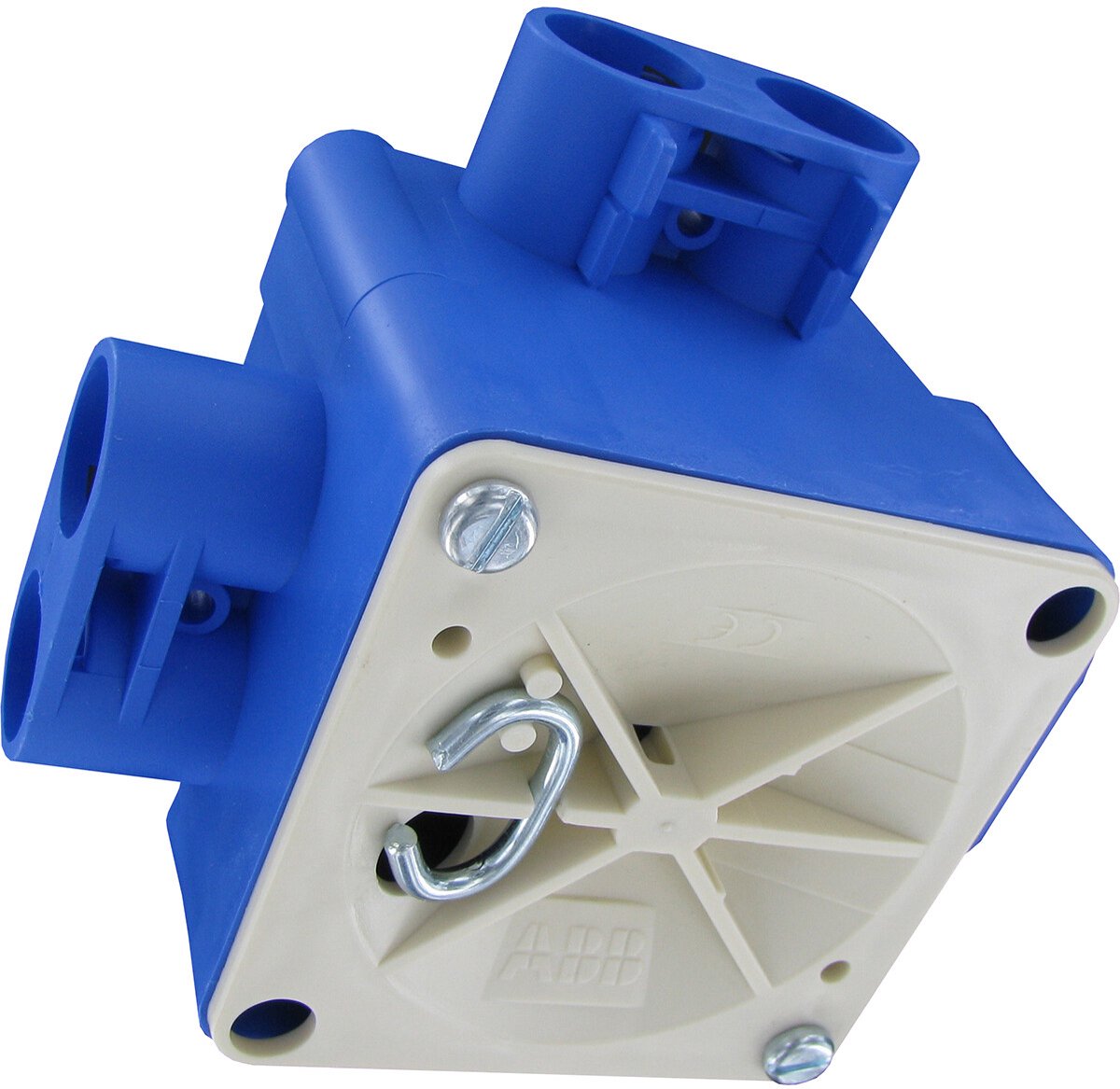 Busch-Jaeger Abb - Zentralbox - Hafobox - 55mm - 5 8 Zoll - inkl. Deckel - blau