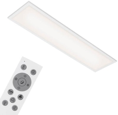 Briloner Farbe - LED-Deckenleuchte - Deckenleuchte - ultraflaches Design - inkl. Fernbedienung - CCT-Farbtemperatursteuerung - RGB-Farbwechselsteuerung - stufenlos dimmbar über Fernbedienung - IP20 - 24W