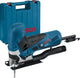 Bosch Stichsägemaschine GST 90 E (1 x Sägeblatt, Absaugset, Splitterschutzplatte, Inbusschlüssel SW 5)