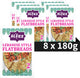 Al'fez al'fez libanesisches Fladenbrot – 8 x 180 Gramm – libanesischer Wrap – vegetarisch – Za’atar-Kräuter – im Tandoor gebackene Wraps – Vorteilspackung