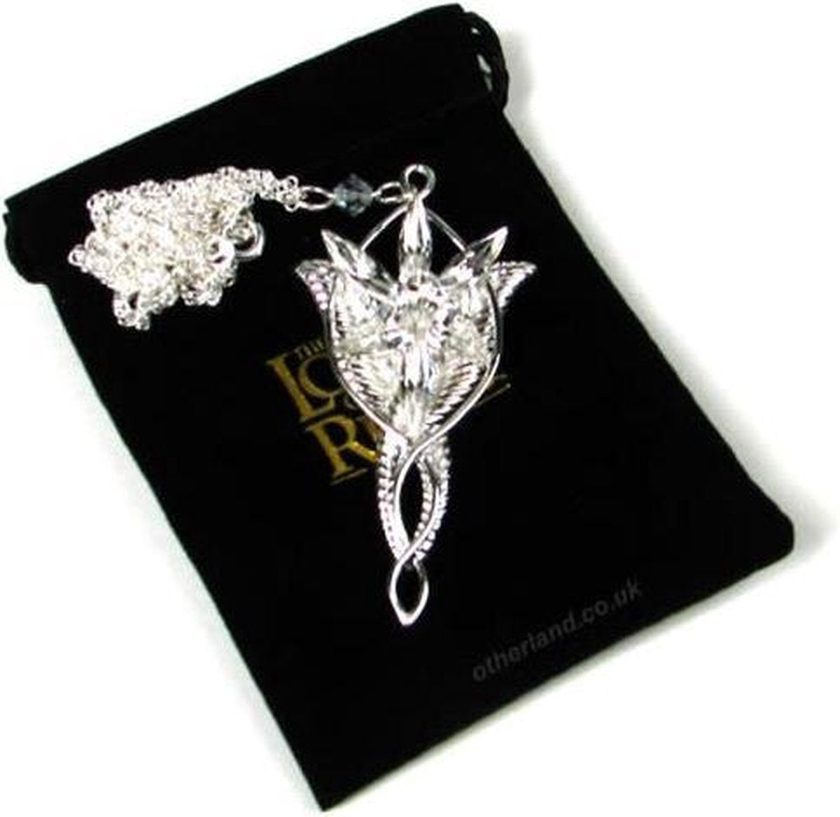 Die edle Kollektion Herr der Ringe Anhänger Arwens Abendstern (versilbert)