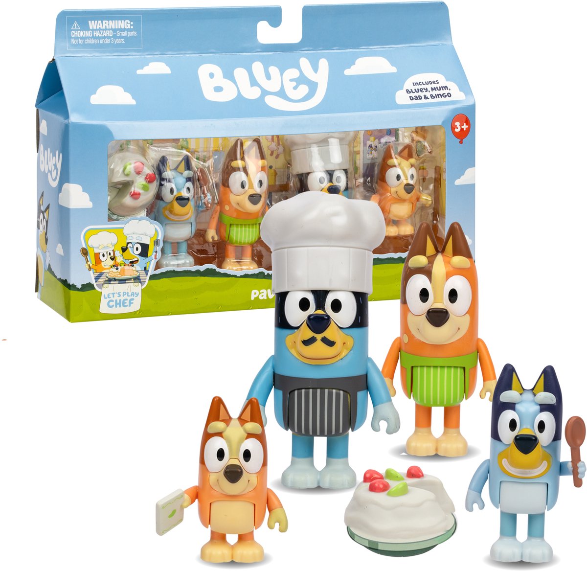 Spectron Bluey Dessert-Spielset – 4 Figuren
