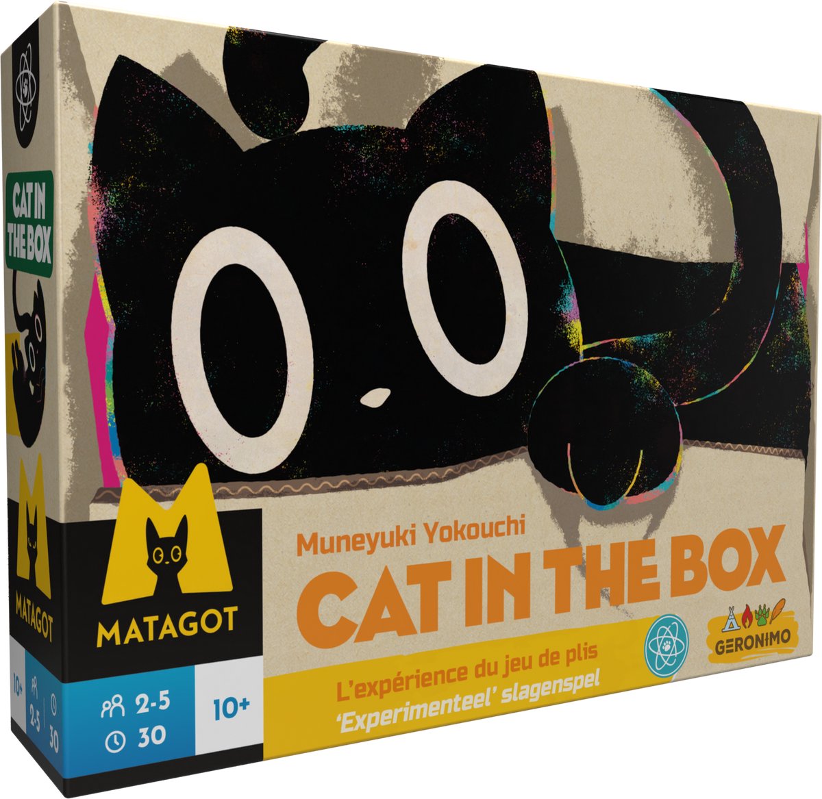 Spielkatze in der Schachtel