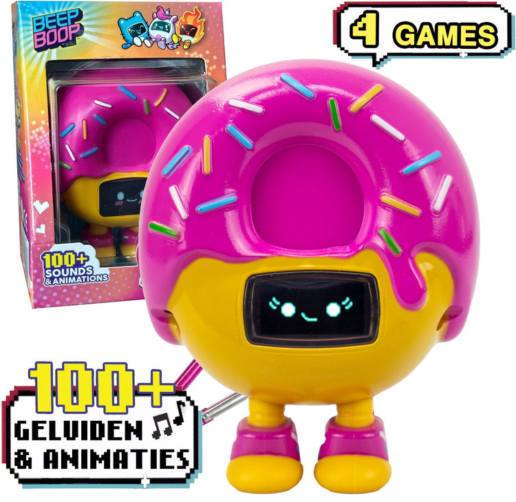 Eolo Beep Boop Mochi – Ihr virtuelles Haustier mit Emotionen, 4 Spielen und über 100 Soundanimationen – Pflege und Spielen – interaktives Spielzeug