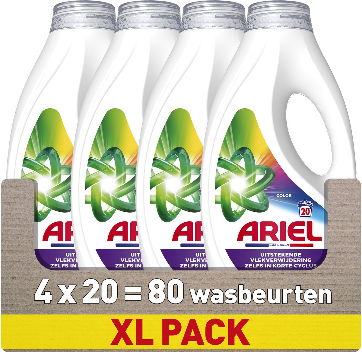 Ariel Waschmittel Color – 4 x 20 Wäschen