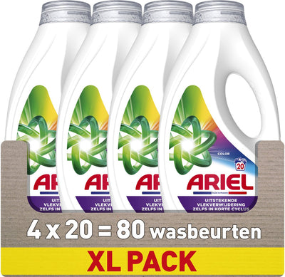 Ariel Waschmittel Color – 4 x 20 Wäschen