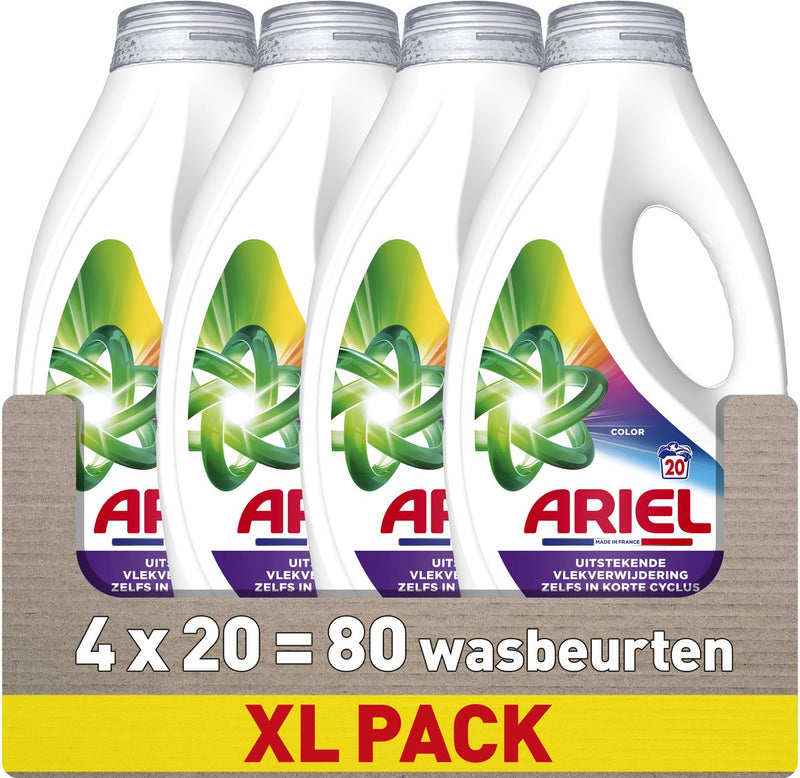 Ariel Waschmittel Color – 4 x 20 Wäschen