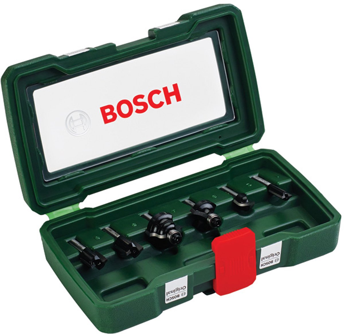 Bosch 6-teiliger Fräsersatz 1 4 Schaft