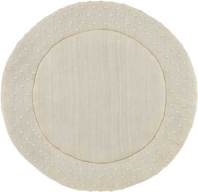 Meyco Baby Knots Laufstalldecke rund – ⌀95cm – weicher Sand