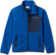 Columbia Fast Trek™ V Outdoor-Pullover für Kinder mit durchgehendem Reißverschluss – Mountain Blue, College Navy